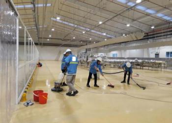 Nhận vệ sinh văn phòng sau xây dựng