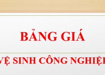 Bảng giá dịch vụ vệ sinh lau kính của Vệ sinh Hoàng Gia 